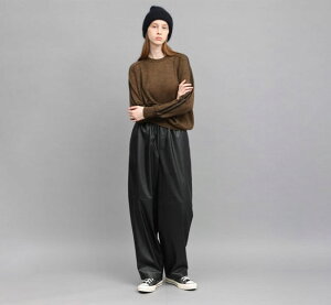 SACRA �T�N�� 126519111�@�V���Z�e�B�b�N���U�[�p���c�@SYNTHETIC LEATHER PANTS