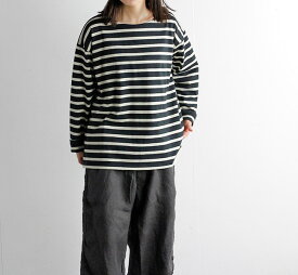 ARMEN アーメン NLA1951 バスクシャツ REGULAR STRIPE L/SL DROP SHOULDER BASQUE SHIRT