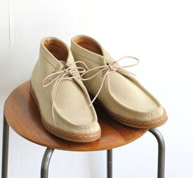 MANEBU マネブ BOO MID SUEDE BEIGE ワラビーブーツ サンドベージュ MNB-032