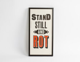 A TWO PIPE PROBLEM LETTERPRESS / STAND STILL AND ROT WH Mサイズ