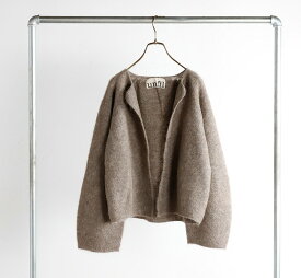 SALE40%OFF // unfil アンフィル stretch superkid mohair short cardigan モヘアショートカーディガン WHFL-UW130