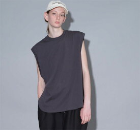 SACRA サクラ COMPACT FINE COTTON TOP ノースリーブトップ 124149091