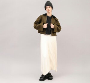 SALE40%OFF //SACRA �T�N�� 125502031 �t�B�[���h�W���P�b�g WAXED HIGH DENSITY CLOTH SHORT JACKET