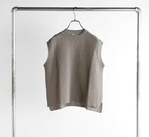 evam eva �G���@���G���@ E261K085 �R�b�g�����l�� �x�X�g cotton linen vest