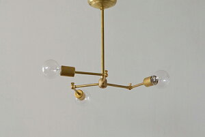 ACME FURNITURE ANt@j`[ SOLID BRASS LAMP 3ARM \bhuXv3A[ y_gCg