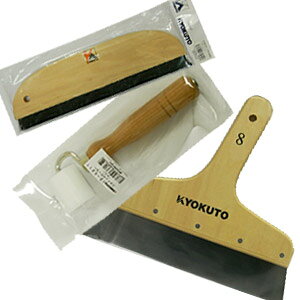 【壁紙クロス 施工用品】施工基本3点セット(一行ブラシ / 地ベラ / ジョイントローラー)壁紙 張り替え 張替 張替え 貼替 施工道具 工具 補修 修理 簡単 初心者 DIY 雑貨 おすすめ 人気 売れ