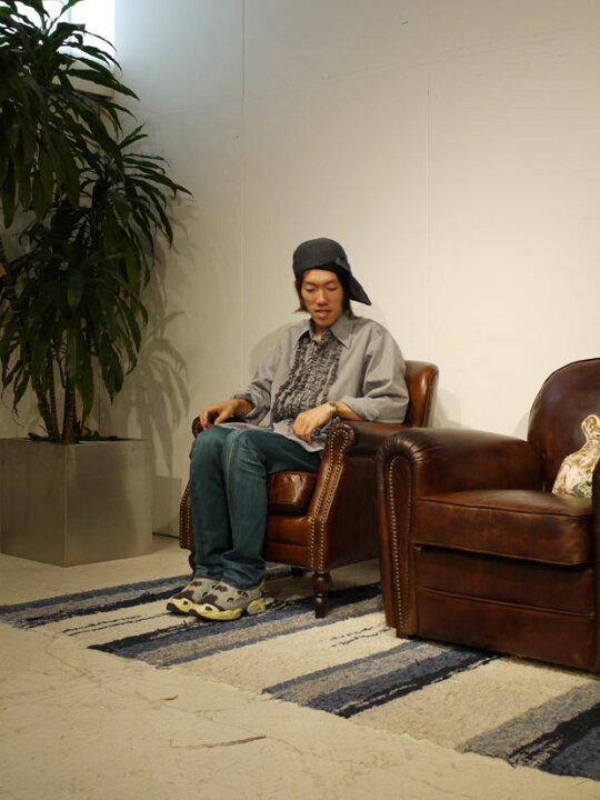 楽天市場】Vintage Leather Sofa - 011人掛け 1P ソファー 