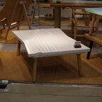 【こたつ】【幅120cm】日本製 国産 ・ヒーター付き ギボクのテーブル ホワイト・かわいいデザインの天板・北欧テイストのジャパニーズモダンデザイン・日本製のこたつ・白いこたつ 座卓 和モダン