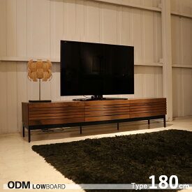 商品名| ODM 180cmテレビボード　ローボードカラー| ウォールナットサイズ| 横幅180 奥行41.7 高さ40cm主素材| ウォールナット材 天然木 無垢北欧スタイル シンプル テレビ台 リビングボード