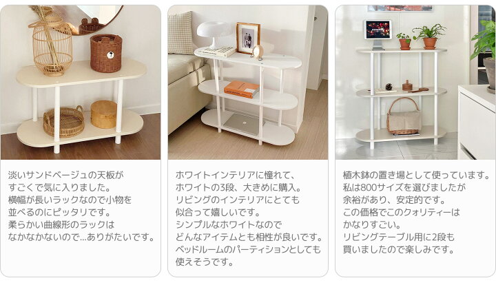 楽天市場】モノ収納棚 2色 ラック ドレッサー 見せる収納 収納 サイド  