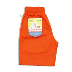 【公式・正規取扱】クックマン COOKMAN シェフショートパンツ オレンジ Chef Short Pants Orange 231-01854 ストリート アメカジ ブランド メンズ レディース ユニセックス 男女兼用 送料無料