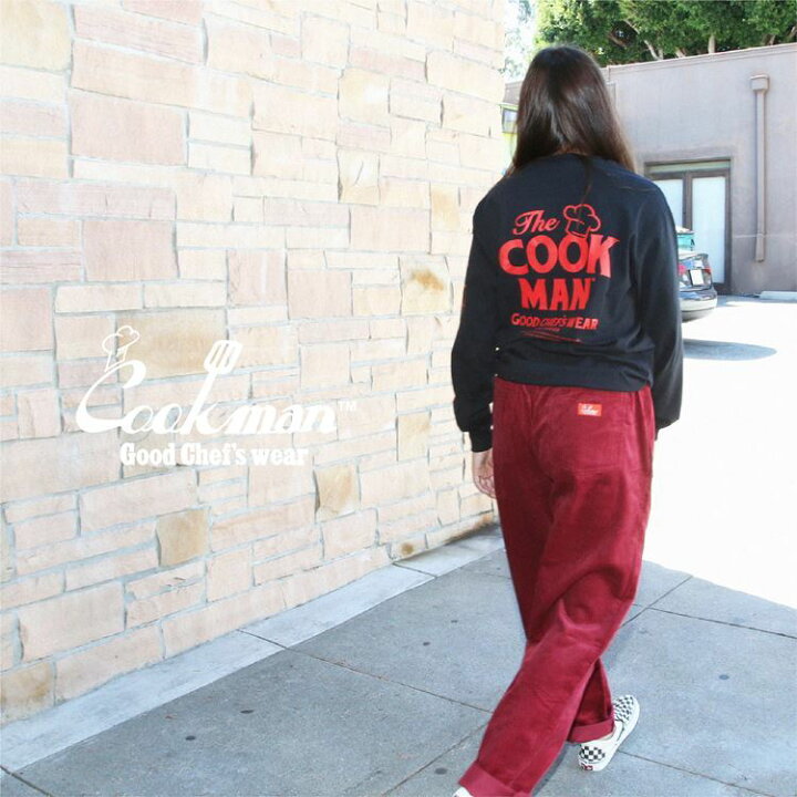 楽天市場 正規代理店 クックマン Cookman シェフパンツ コーデュロイ ワイン ワインレッド Chef Pants Corduroy Wine Wine Red 231 ストリート アメカジ ブランド メンズ 送料無料 Room Online Store