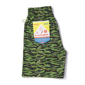 【公式・正規取扱】クックマン COOKMAN シェフショートパンツ Chef Pants Short Ripstop Camo Green Green 231-11913 リップストップ カモ ストリート アメカジ ブランド メンズ レディース ユニセックス 男女兼用 送料無料