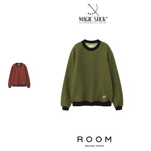 35%OFF �y�����E���K�戵�z MAGICSTICK �}�W�b�N�X�e�B�b�N Predator Mesh Crew Sweat 24AW-MS11-037 �X�E�F�b�g ��������
