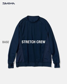 40%OFF【公式・正規取扱】DAIWA LIFESTYLE ダイワライフスタイル STRETCH CREW NAVY DE-077-7023EX スウェット トレーナー アウトドア フィッシング 釣り 送料無料