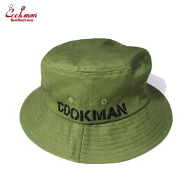 【公式・正規取扱】クックマン COOKMAN Bucket Hat Olive 233-31172 オリーブ バケットハット 帽子 ストリート アメカジ ブランド メンズ レディース ユニセックス 男女兼用 送料無料