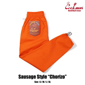 【公式・正規取扱】クックマン COOKMAN シェフパンツ Chef Pants Sausage Style Chorizo 231-41872 ストリート アメカジ ブランド メンズ 送料無料