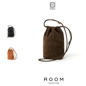【公式・正規取扱】 hobo ホーボー DRAWSTRING POUCH PIG SUEDE HB-BG4601 鞄 カバン ポーチ 巾着 メンズ レディース ユニセックス 男女兼用 送料無料
