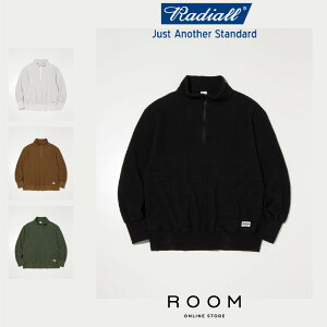 35%OFF �y�����E���K�戵�z���f�B�A�� RADIALL BIG WAFFLE - HALF ZIP SWEATSHIRT L/S RAD-24AW-CUT005 �X�E�F�b�g �g���[�i�[ ��������