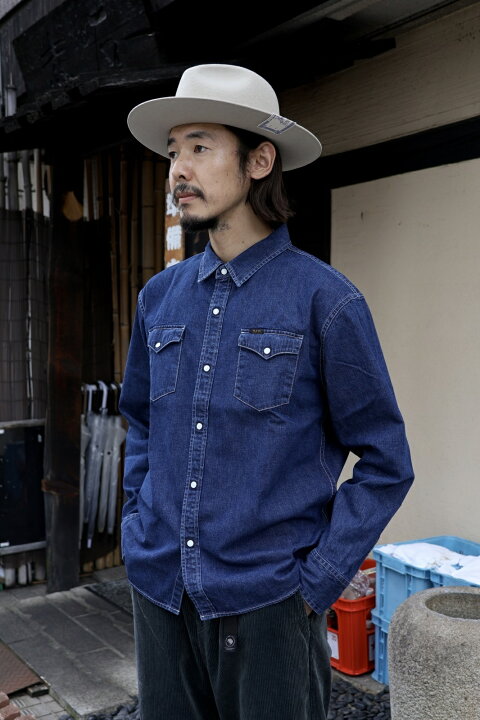 楽天市場】【公式・正規取扱】 RATS ラッツ DENIM SHIRT 24RS-0909 