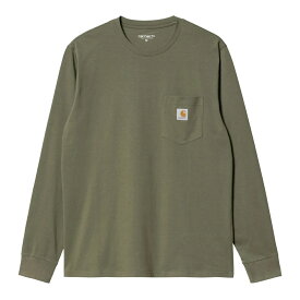 40%OFF【公式・正規取扱】カーハート CARHARTT WIP L/S POCKET T-SHIRT Seaweed I030437 ロンT Tシャツ ポケT ストリート ブランド メンズ レディース ユニセックス 男女兼用 送料無料