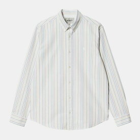 40%OFF【公式・正規取扱】カーハート CARHARTT WIP L/S DABNEY SHIRT Dabney Stripe, Multicolor / White I031451 シャツ ストリート ブランド メンズ レディース ユニセックス 男女兼用 送料無料