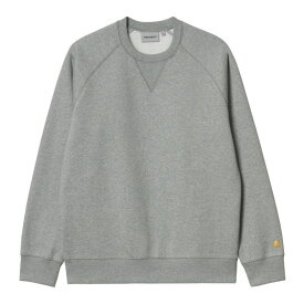 【公式・正規取扱】カーハート WIP CARHARTT WIP CHASE SWEATSHIRT Grey Heather / Gold I026383 スウェット トレーナー ストリート ブランド メンズ レディース ユニセックス 送料無料