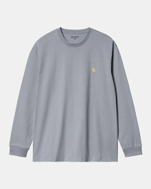 40%OFF【公式・正規取扱】カーハート CARHARTT WIP L/S CHASE T-SHIRT Mirror / Gold I026392-23AW ロングスリーブ チェイス Tシャツ ロンT ストリート ブランド メンズ レディース ユニセックス 送料無料