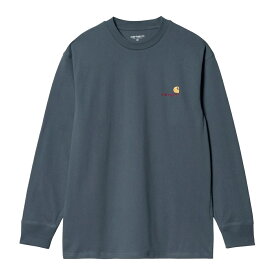 40%OFF【公式・正規取扱】カーハート WIP CARHARTT WIP L/S AMERICAN SCRIPT T-SHIRT Ore I029955-23AW XS-XXS アメリカンスクリプト ロンT Tシャツ ストリート ブランド メンズ レディース ユニセックス 送料無料