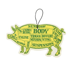 yEK戵z|[N`bvK[WTvC PORKCHOP GARAGE SUPPLY AIR FRESHENER LEMON LIME GAtbVi[ J[^O Xg[g AJW uh Y