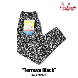 【公式・正規取扱】クックマン COOKMAN シェフパンツ Chef Pants Terrazzo Black 231-31807 ストリート アメカジ ブランド メンズ レディース ユニセックス 男女兼用 送料無料