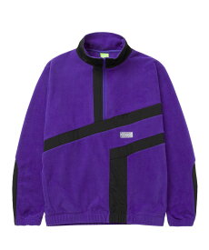 40%OFF【公式・正規取扱】HUF ハフ RANGE QUARTER ZIP POLAR FLEECE PURPLE FL00183FA22 フリース ストリート ブランド メンズ レディース ユニセックス 送料無料