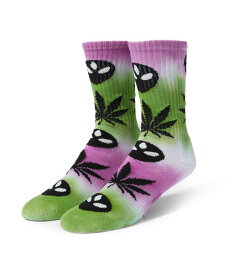 40%OFF【公式・正規取扱】HUF ハフ HUF X ALIENLABS CREW SOCKS SK00799SU23 ソックス 靴下 タイダイ ストリート ブランド メンズ レディース ユニセックス