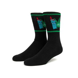 50%OFF【公式・正規取扱】 HUF ハフ FRENEMIES SOCKS BLACK SK00684FA22 ソックス 靴下 ストリート ブランド メンズ レディース ユニセックス