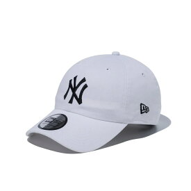 【正規代理店】 ニューエラキャップ NEWERACAP カジュアルクラシック ニューヨーク・ヤンキース ホワイト × ブラック 13562009 ベースボール メジャーリーグ 帽子 メンズ レディース ユニセックス 男女兼用 大きいサイズ プレゼント 送料無料