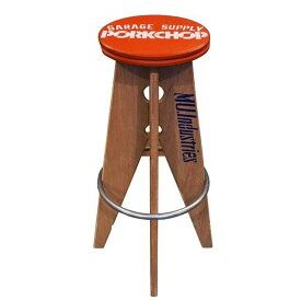 【公式・正規取扱】ポークチョップガレージサプライ PORKCHOP GARAGE SUPPLY PORK STOOL Large MU.Industries スツール イス ガレージ ストリート アメカジ ブランド