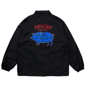 【正規代理店】 ポークチョップガレージサプライ PORKCHOPGARAGESUPPLY PORK BACK COACH JKT コーチジャケット ナイロンジャケット ストリート アメカジ ブランド メンズ 送料無料