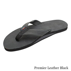 【公式・正規取扱】レインボーサンダルズ Rainbow Sandals Men's 301ALTS SINGLE Layer Premier Leather Premier / Black RSM301ALTSPL メンズ ブラック S-XL 送料無料