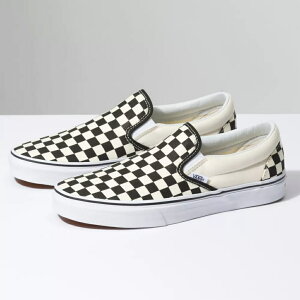 �y�����E���K�戵�zVANS ���@���Y Classic Slip-on VN000EYEBWW �N���V�b�N �X���b�|�� �`�F�b�J�[ �u���b�N �X�j�[�J�[ ��������