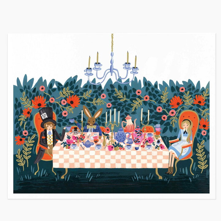 楽天市場】アートプリント 【Lサイズ】【Alice in wonderland 