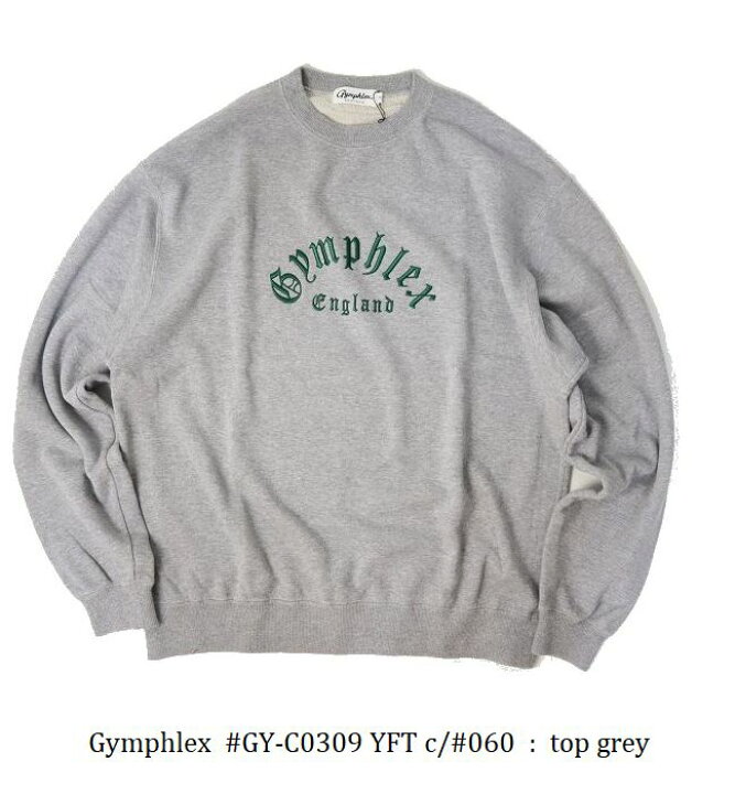 楽天市場】SALE50%OFF GYMPHLEX ジムフレックス アーチロゴ クルー 