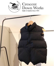 SALE20%OFF 2023秋冬入荷分 Crescent Down Works クレッセントダウンワークス 60/40 NORTH by NORTHWEST 定番ダウンベスト メンズ