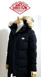 yN[|ΏۊO z2025H~ DANTON _g DOWN HOODED JACKET  t@[t_ER[g #DT-A0006 Vf BLACK fB[X