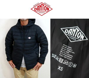 yN[|ΏۊOz2025H~ DANTON _g ~h_E t[hWPbg #DT-A0564 NRP MIDDLE DOWN HOODED JACKET Vf Y