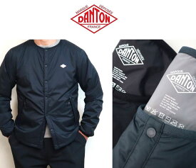 【SALE30%OFF】2025春夏 DANTON ダントン NYLON STRETCH TAFFEAT インサレーションジャケット インナーダウン ＃DT-A0633 SNT 2color BLACK STEEL GREY セール対象商品 【Men's】