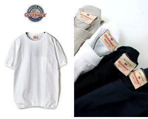 �ySALE30%OFF�z2025�t�� �|�P�b�g�t Goodwear �A�����J�� �O�b�h�E�F�A �N���[�l�b�N �|�P�b�g�t�� ����T�V���c 7.2oz NGT9801P CREW NECK S/SL POCKET-T CUFF AND HEM RIB �Z�[���Ώۏ� ���f�B�[�X �����Y ���j�Z�b