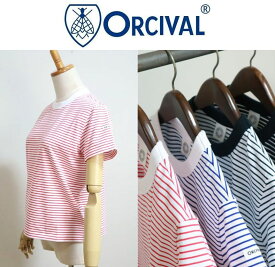 【SALE30%OFF】2025春夏新作 Orcival オーシバル オーチバル クルーネック S/S P.O. 半袖 Tシャツ #OR-C0415 CCF CREW NECK TEE セール対象商品【Lady's】