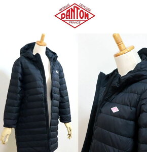 yN[|ΏۊOz2025H~ DANTON _g #DT-A0566 NRP ~h_E t[hOR[g MIDDLE DOWN HOODED COURT Vf fB[X ubN