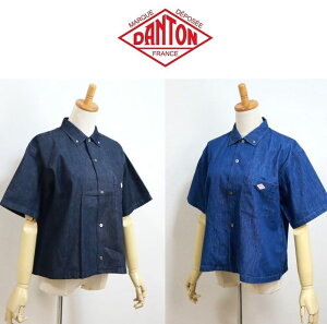 �y2026SS�z�N�[�|���ΏۊO DANTON �_���g�� B.D S/S SHIRT �f�j�� �_���K���[ �{�^���_�E�������V���c #DT-B0443 DUG�yLady's�z