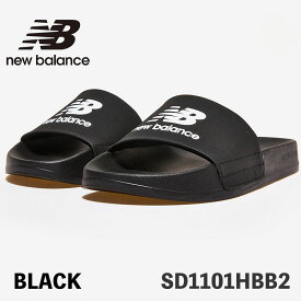 ニューバランス サンダル スライドサンダル New Balance SD1101HBB2 BLACK ブラック【中古】未使用品